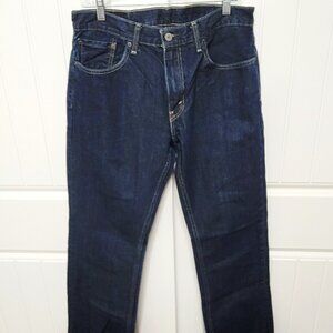 Levi's 559 Men's Size 33 x 32 Relaxed Straight Fit Jeans Dark Wash EUC